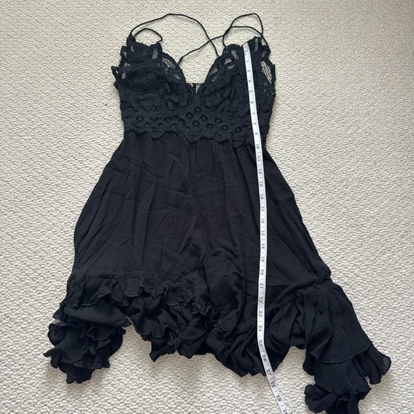 Free People One Black Slip Dress - Picture 5 of 8